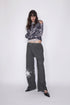 Mayte × Cycle DRAWING PANTS "moon and sun"